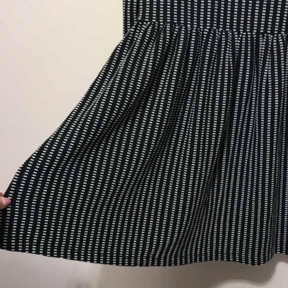 JUST Female TRAIN SHOP DRESS long sleeve black white size Small oversized - Picture 7 of 13